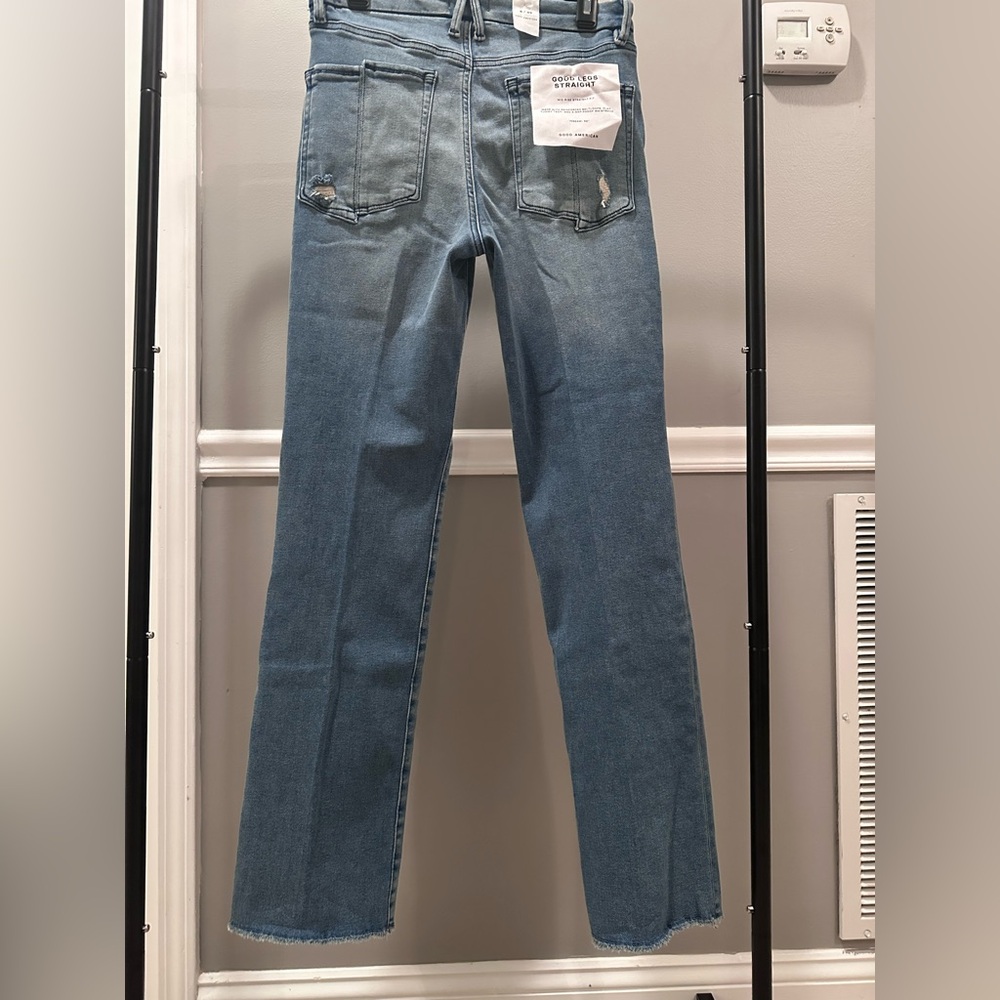 GOOD AMERICAN - Good Legs- Classic Blue Women's Jeans - Picture 5 of 16